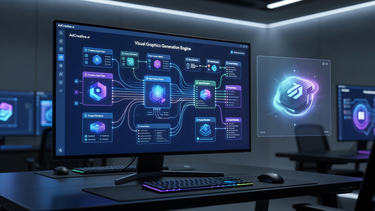 AdCreative.ai Visual Graphics Generation Engine Interface