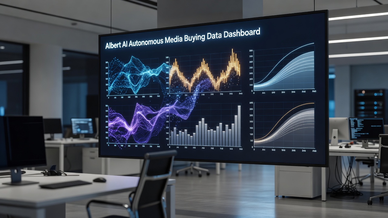 Albert AI Autonomous Media Buying Data Dashboard